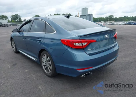 2017 Hyundai Sonata Sport из США, поврежденный, VIN 5NPE34AF1HH489126